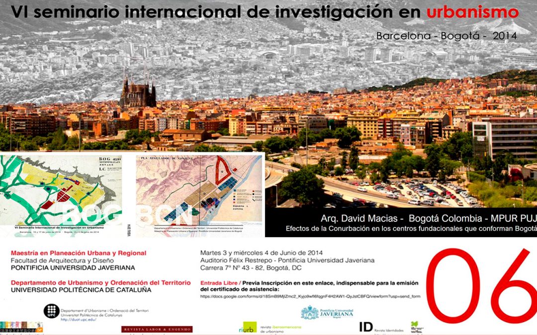 PONENCIA VI SEMINARIO INTERNACIONAL DE URBANISMO