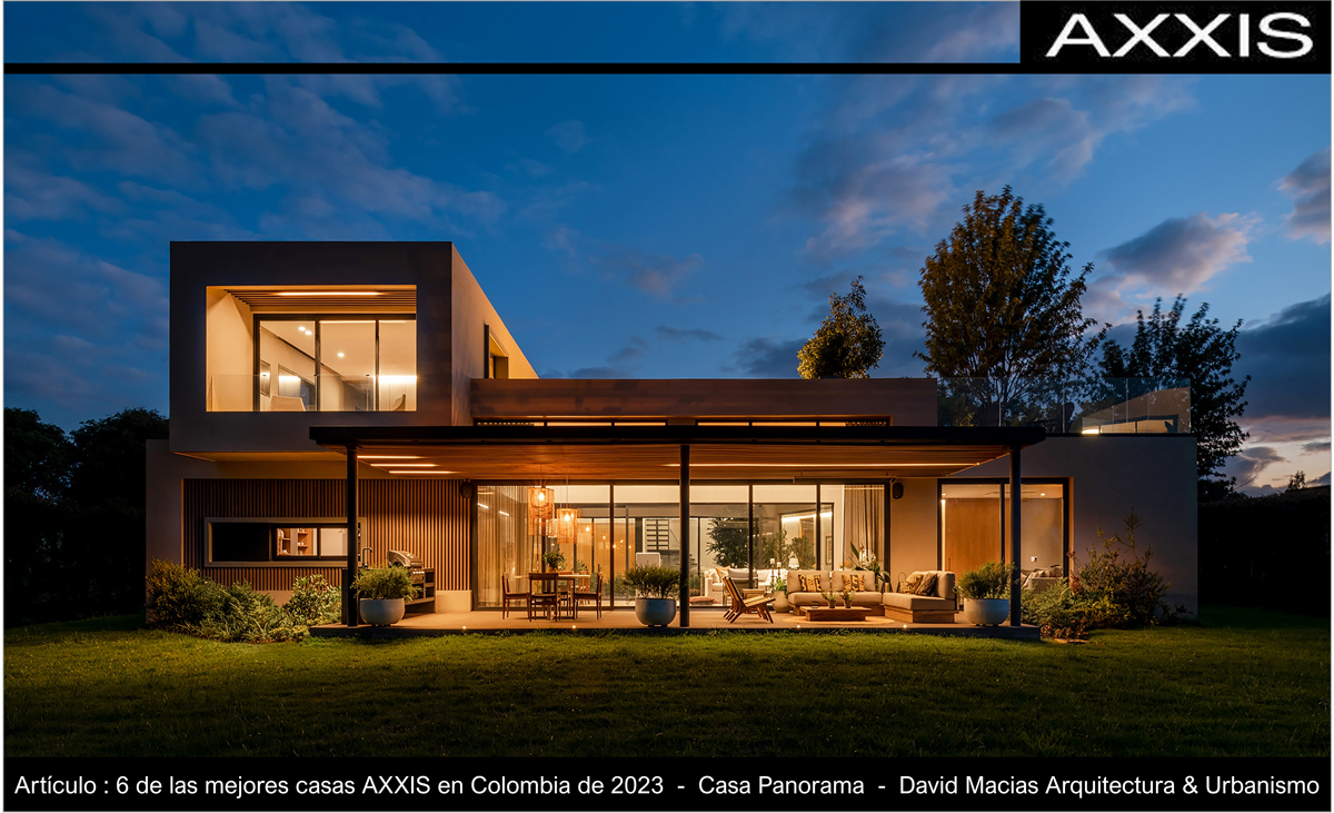 Revista Axxis Arquitecto David Macias - Casas Campestres en Colombia