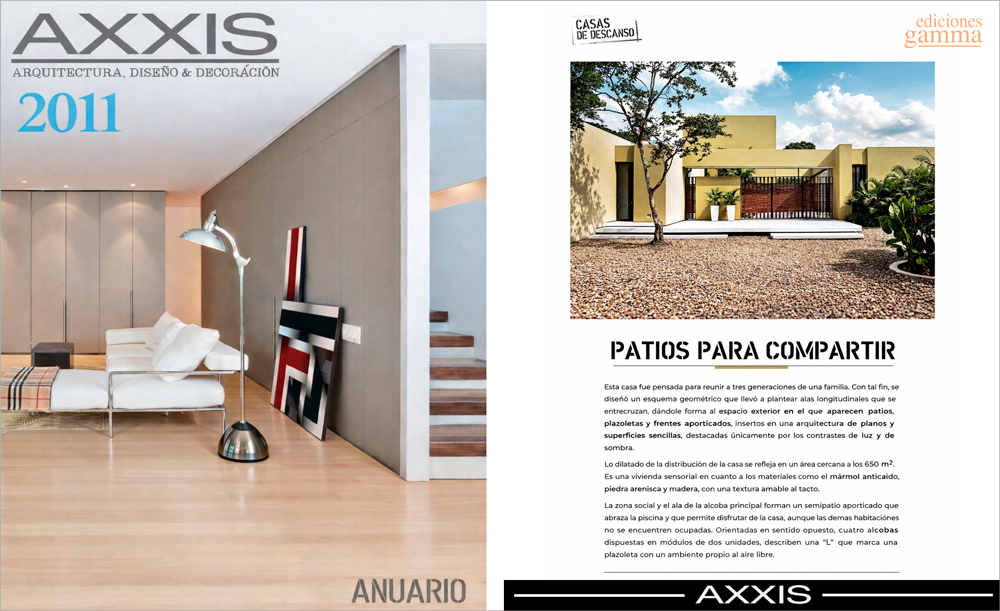 Anuario Axxis 2011 - Arquitecto David Macias
