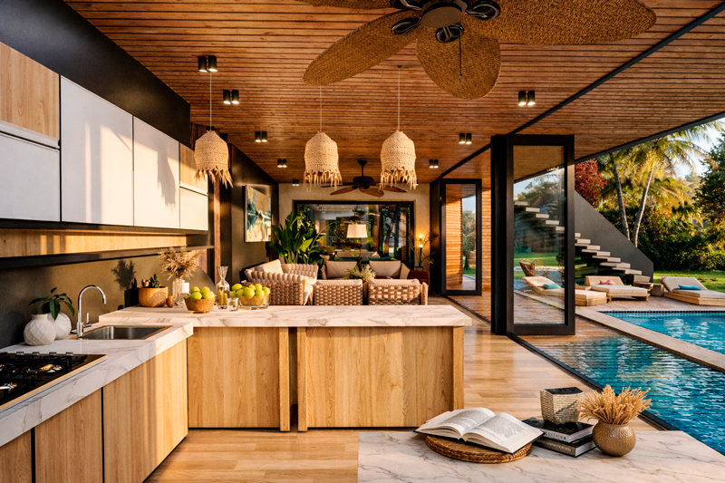 Diseño Arquitectónico de Casas de Lujo en Miami - Arquitecto David Macias - Colombia